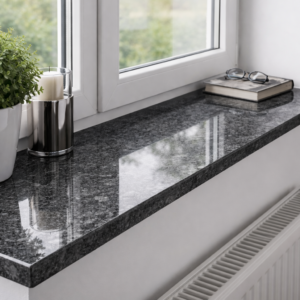 Parapet granitowy "Steel Grey"